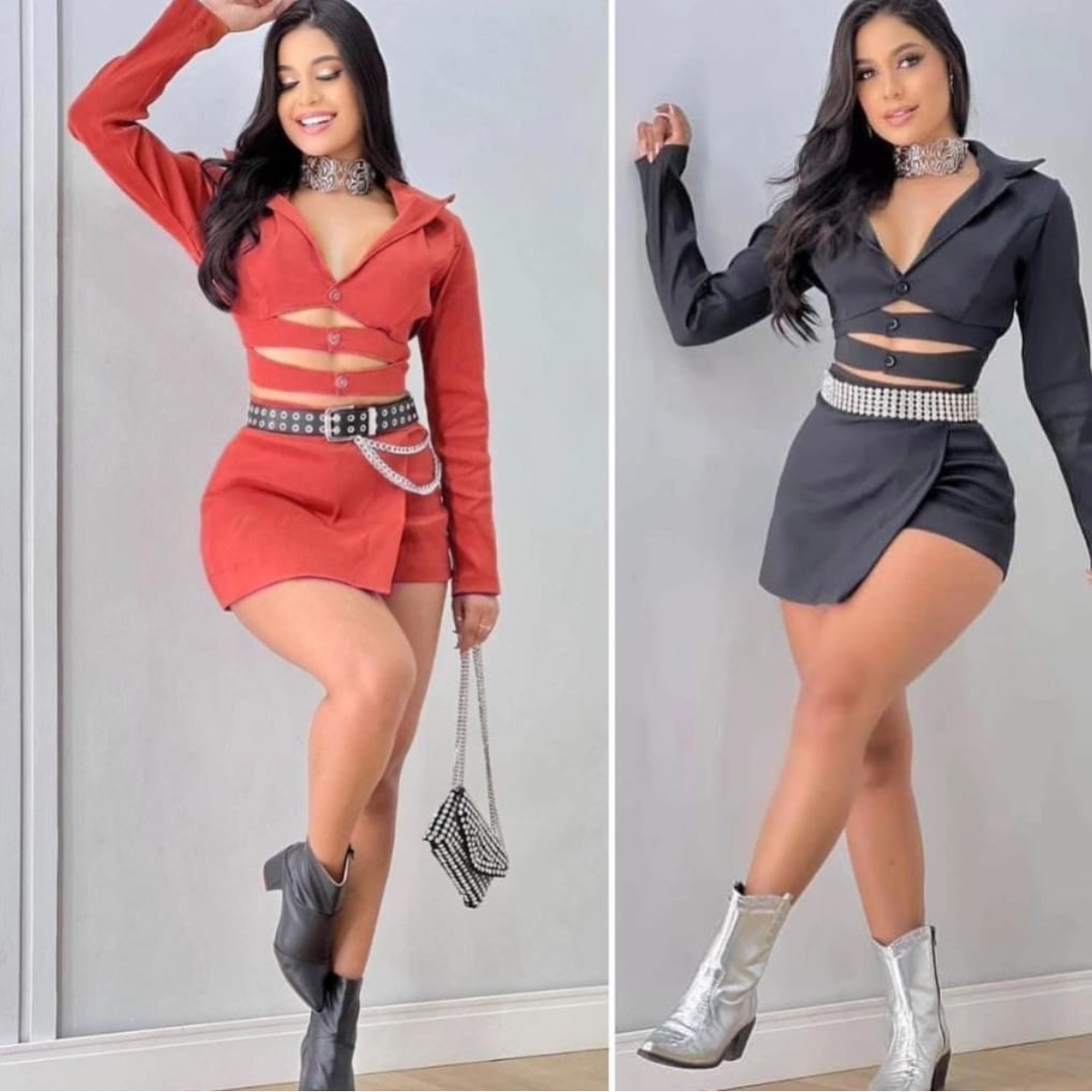 Conjunto Duo Feminino Xadrez  Estilo e Conforto para o seu Look - Jm Grife