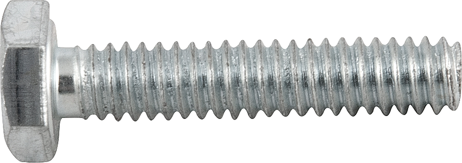 Parafuso sextavado zincado 1/4