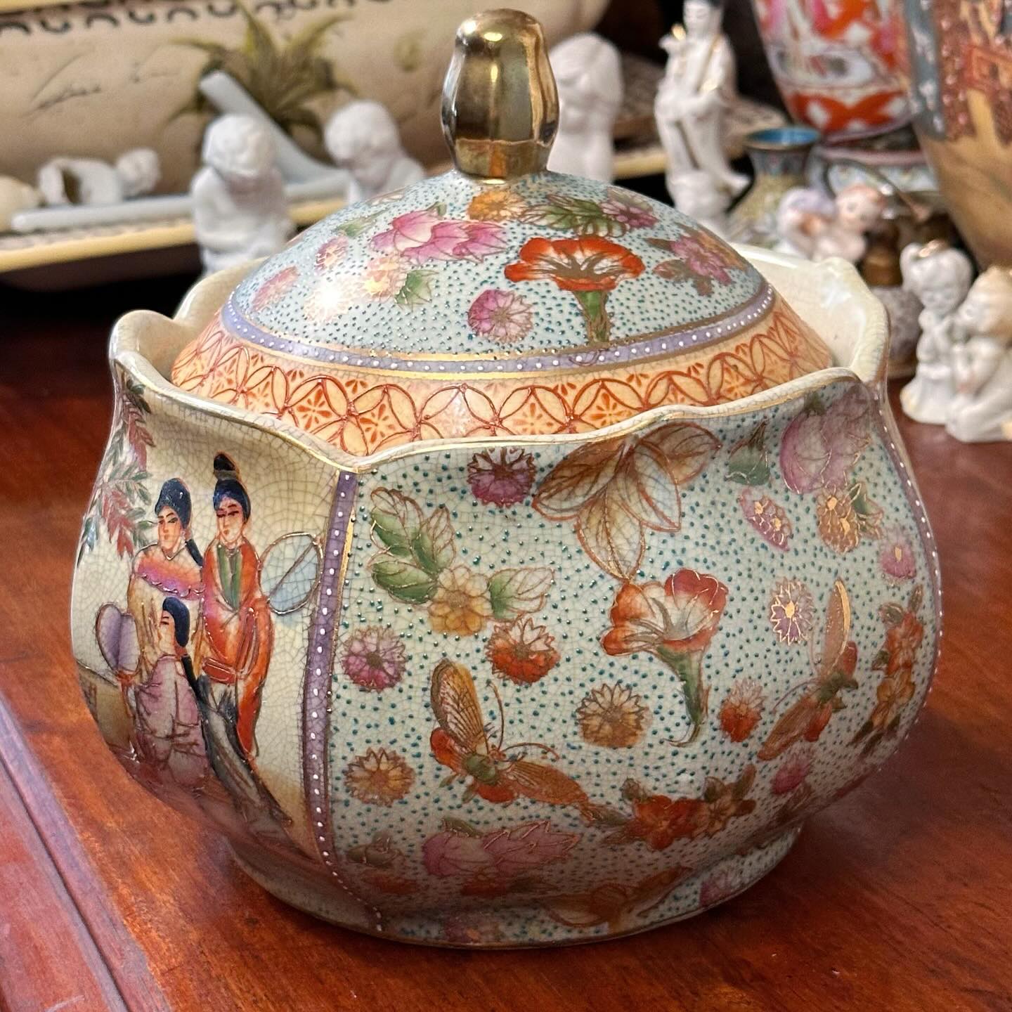 Antigo E Raro Potiche Em Porcelana Oriental D Nama Antiqu Rio