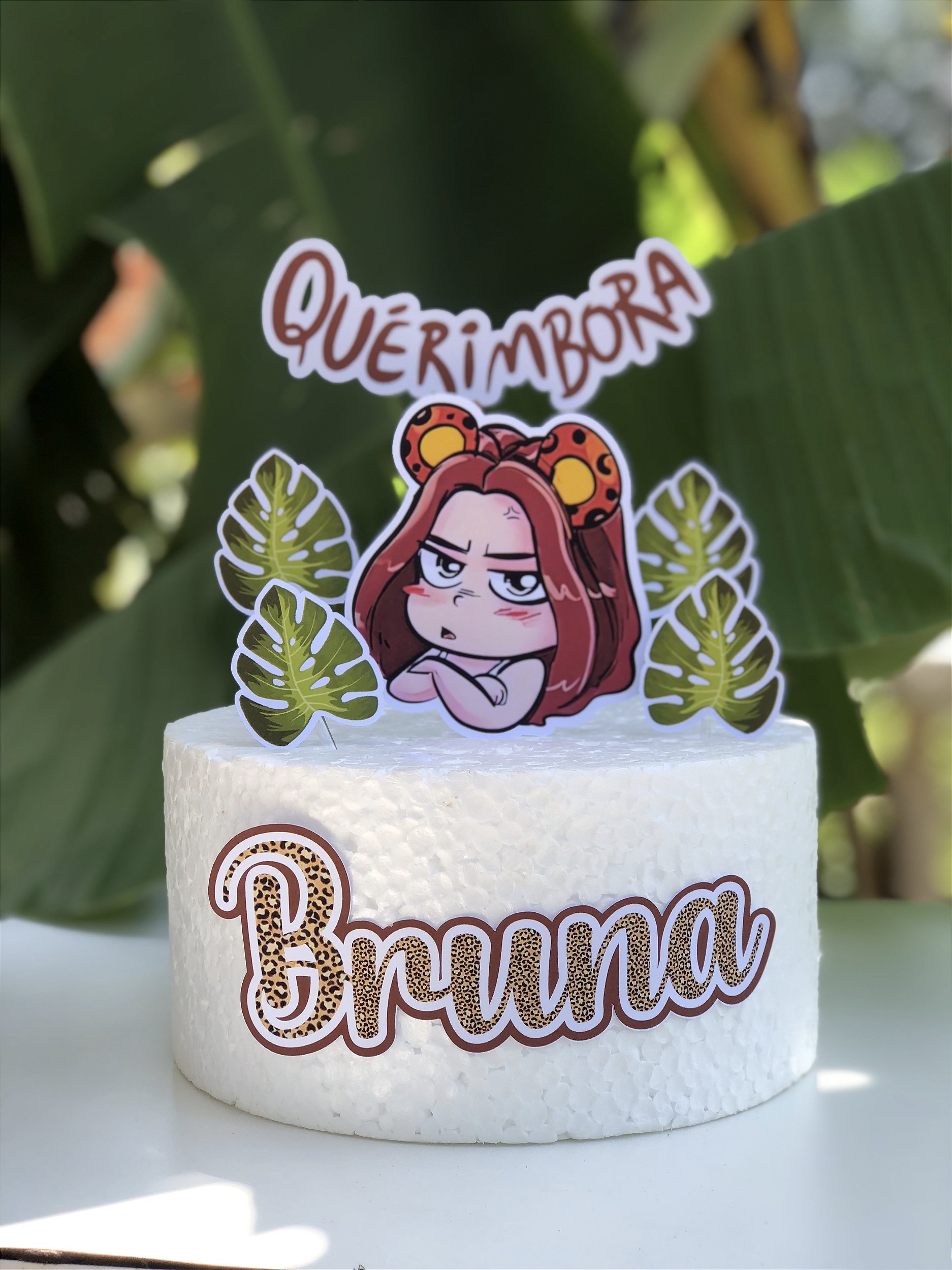 Topo de bolo personalizado - Bumerangue