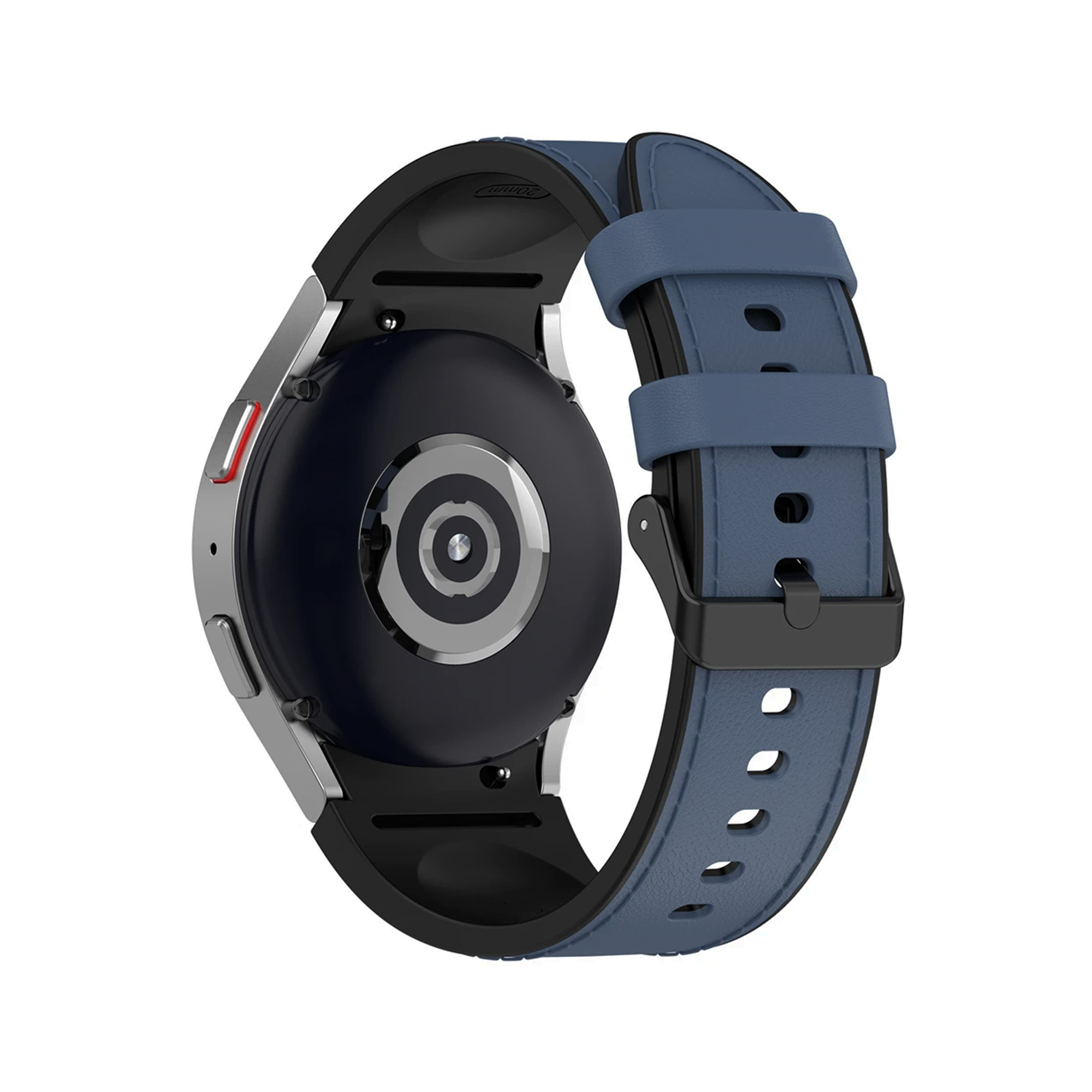 Pulseira Galaxy Watch 4 e Watch 5 Couro e Silicone Elegancia e Confort GCM Cases Capinhas para Celular e Acessorios para Smartwatchs