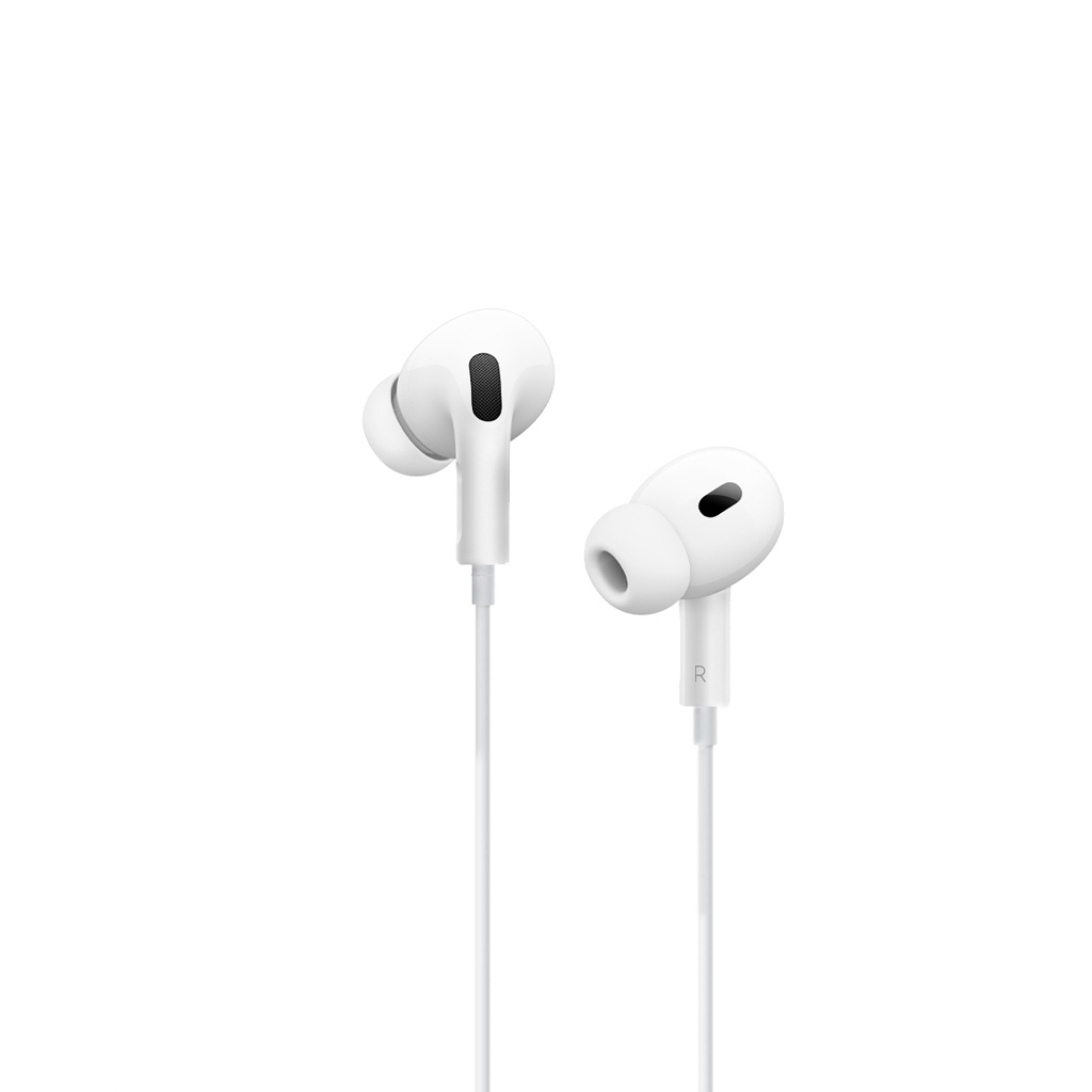 Fone de Ouvido com fio Tipo C e Microfone (in-ear) Modelo intra-auricular com redução de Ruido Alta Fidelidade de Som