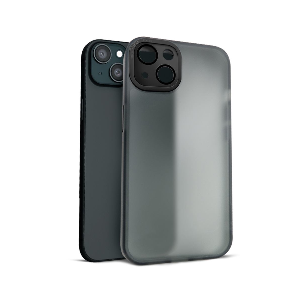 Capinha iPhone 15 Translucida Fosca com Proteção de Câmera Focus