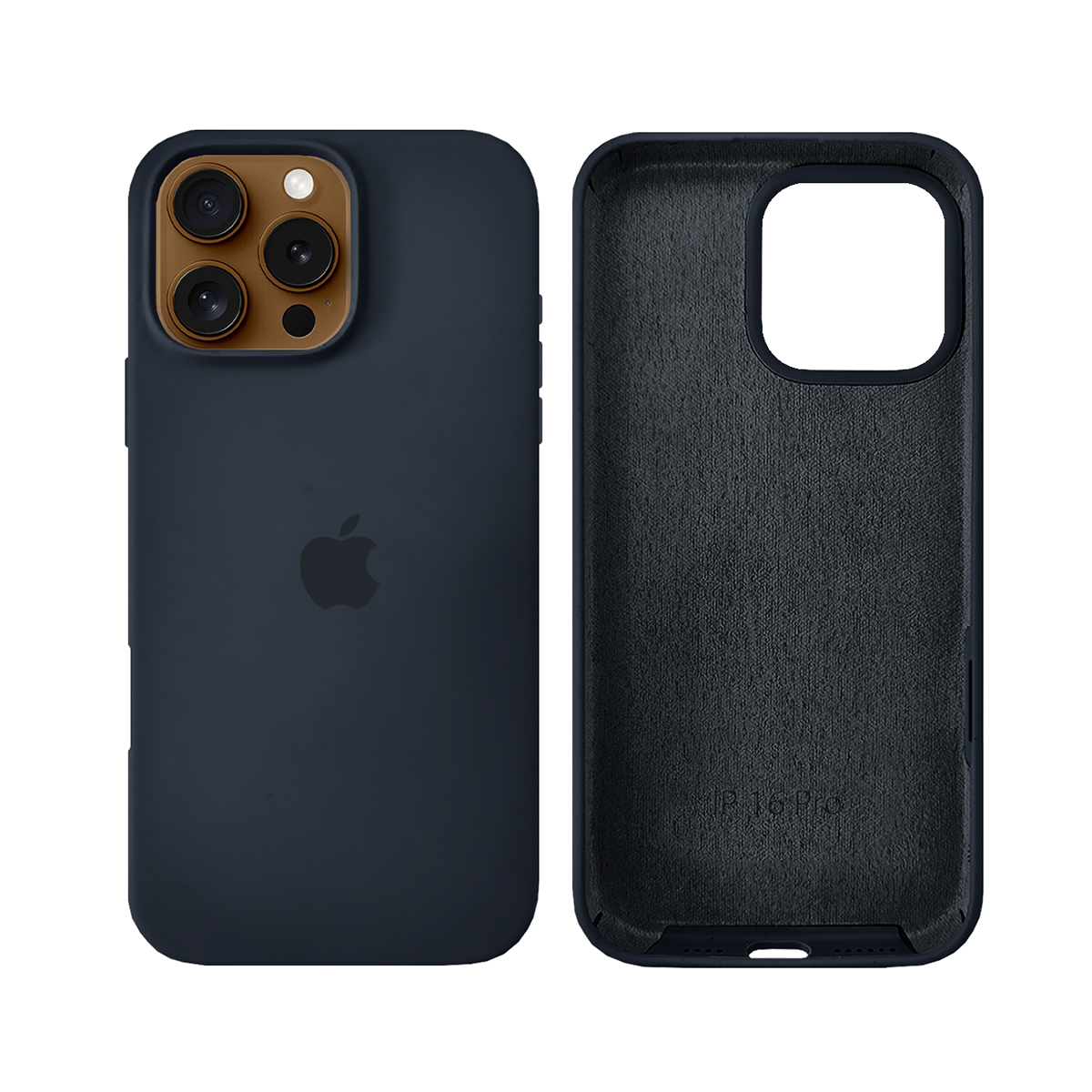Capinha iPhone 16 Pro em Silicone Aveludado Diversas Cores - GCM