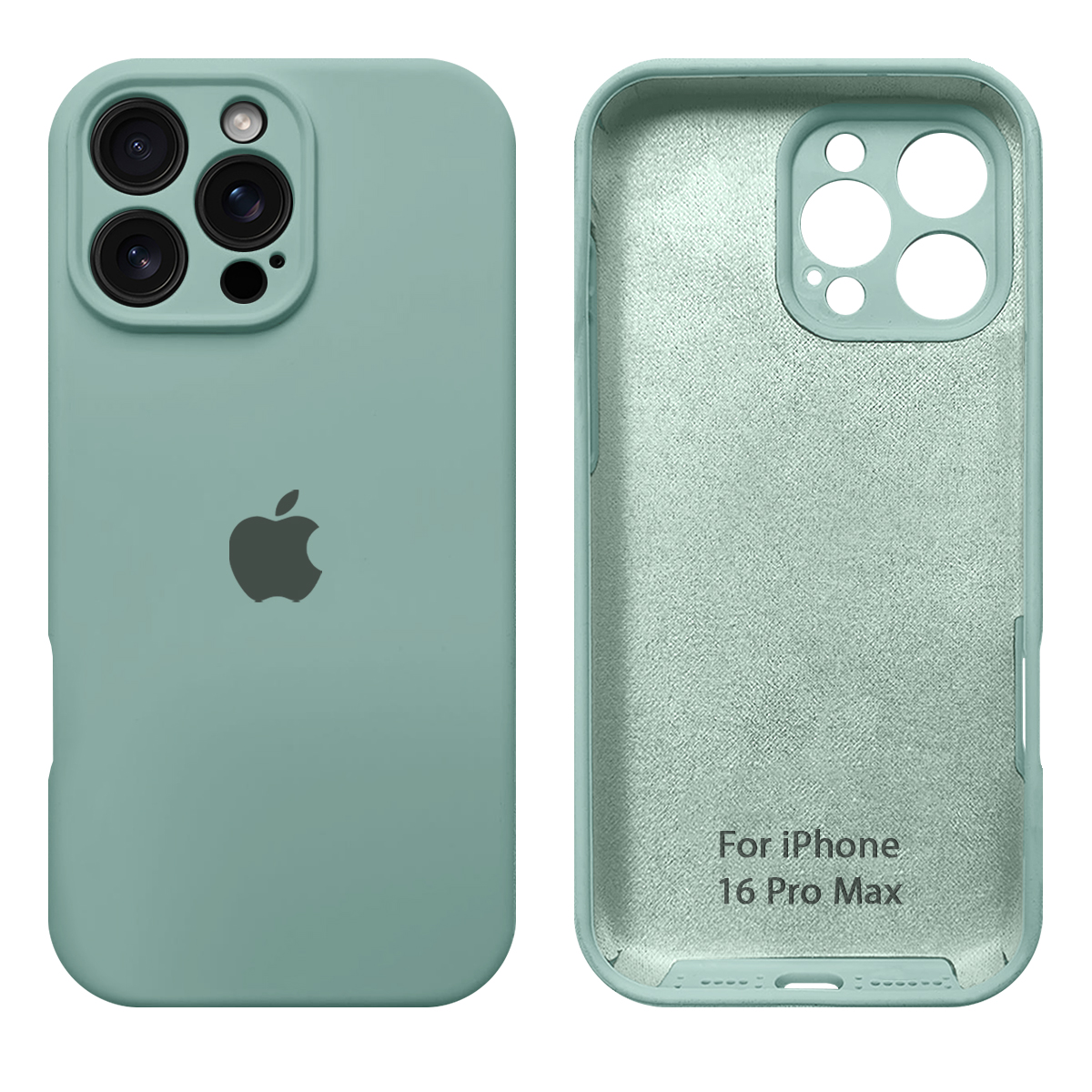 Capinha iPhone 16 Pro Max Silicone Aveludado com Proteção de