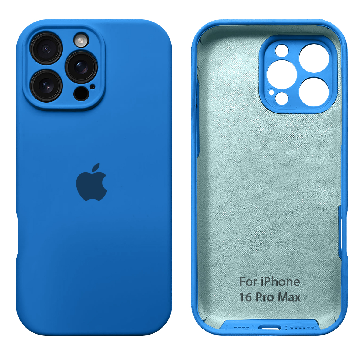 Capinha iPhone 16 Pro Max Silicone Aveludado com Proteção de