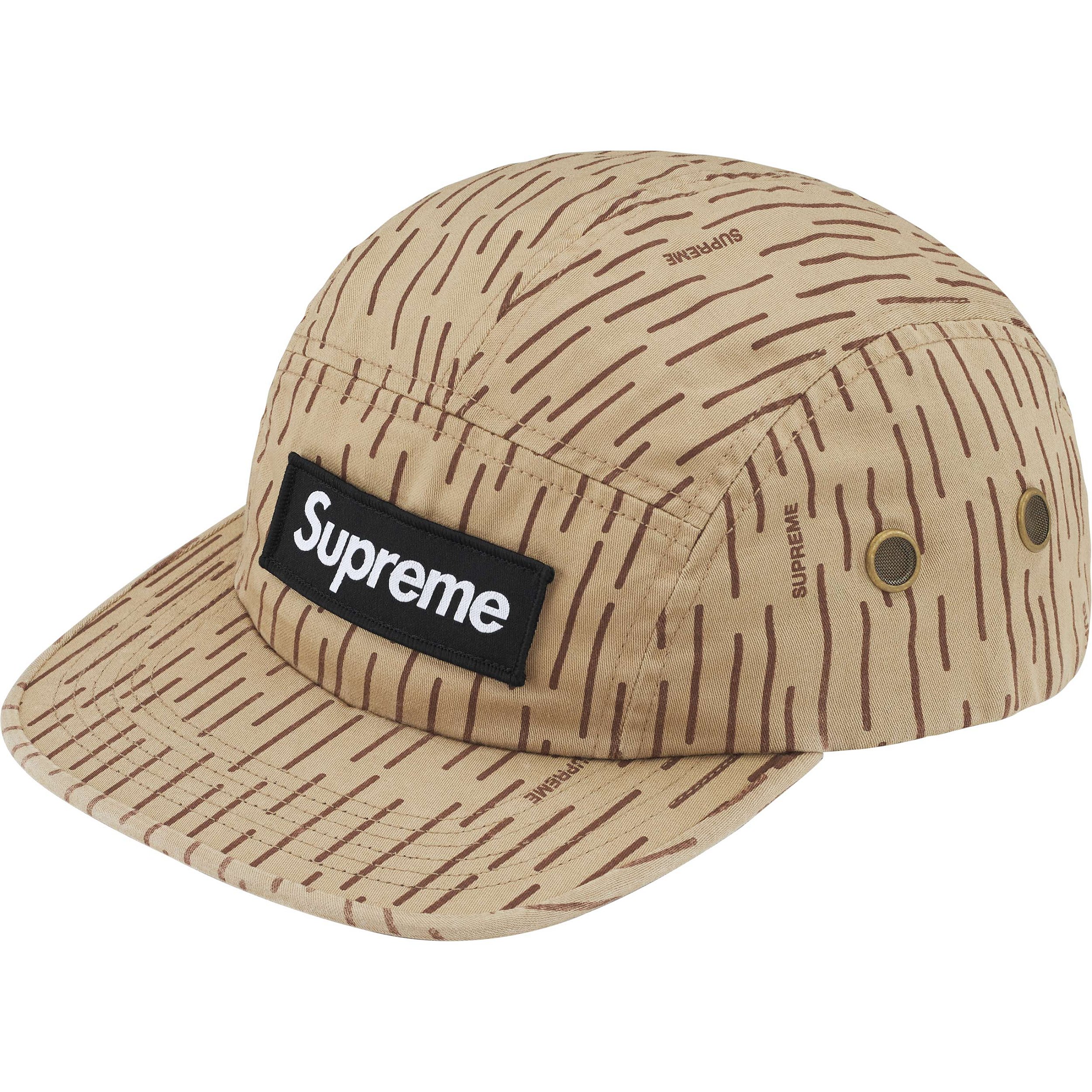 Supreme 2-Tone Twill Camp Cap (SS22) - $48