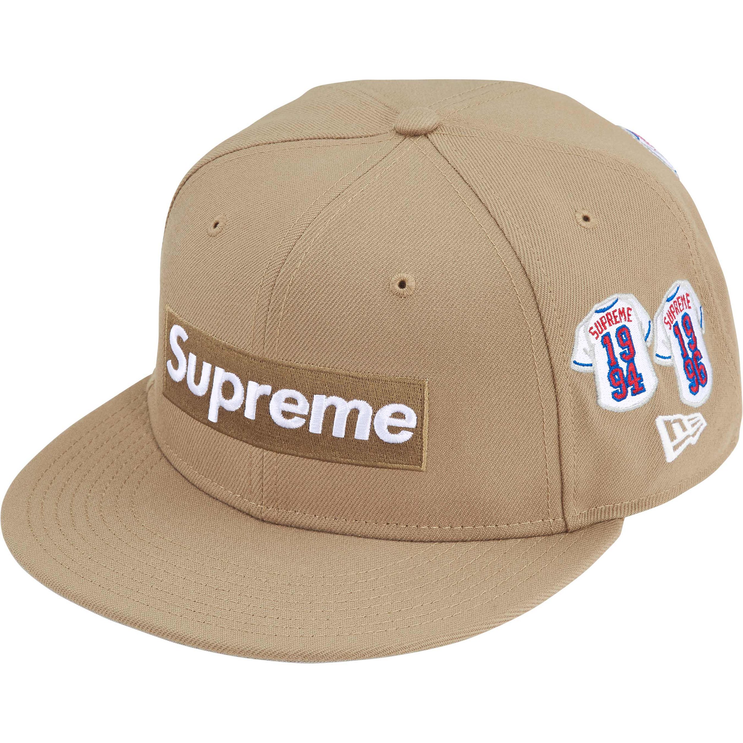 【受注生産品】 NEW X SUPREME ERA  Fitted Jersey Logo Box Boné - 帽子