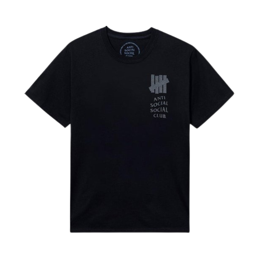ANTI SOCIAL SOCIAL CLUB x UNDEFEATED Camiseta Lock 3M "Preto" NOVO