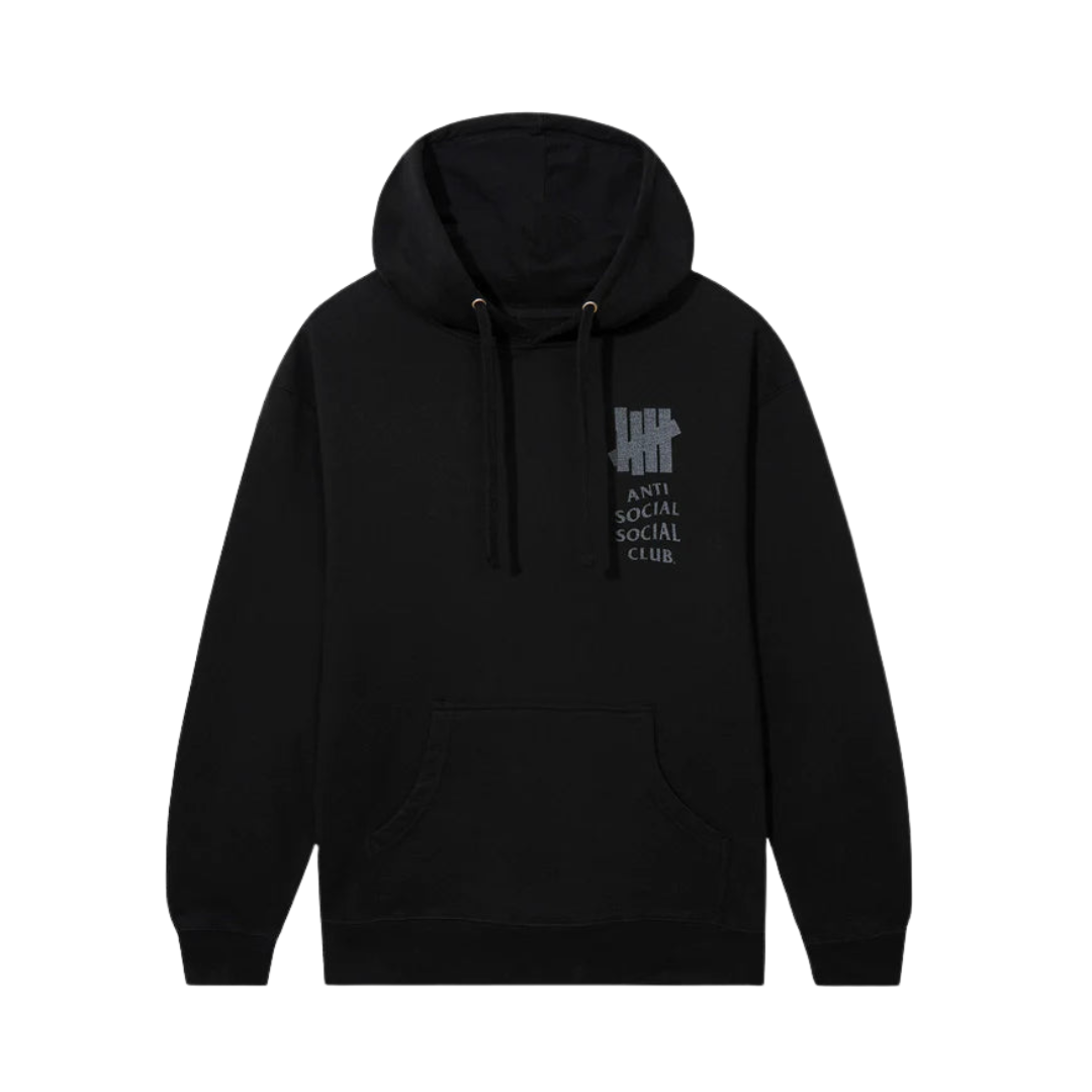 ANTI SOCIAL SOCIAL CLUB x UNDEFEATED Moletom Lock 3M "Preto" NOVO