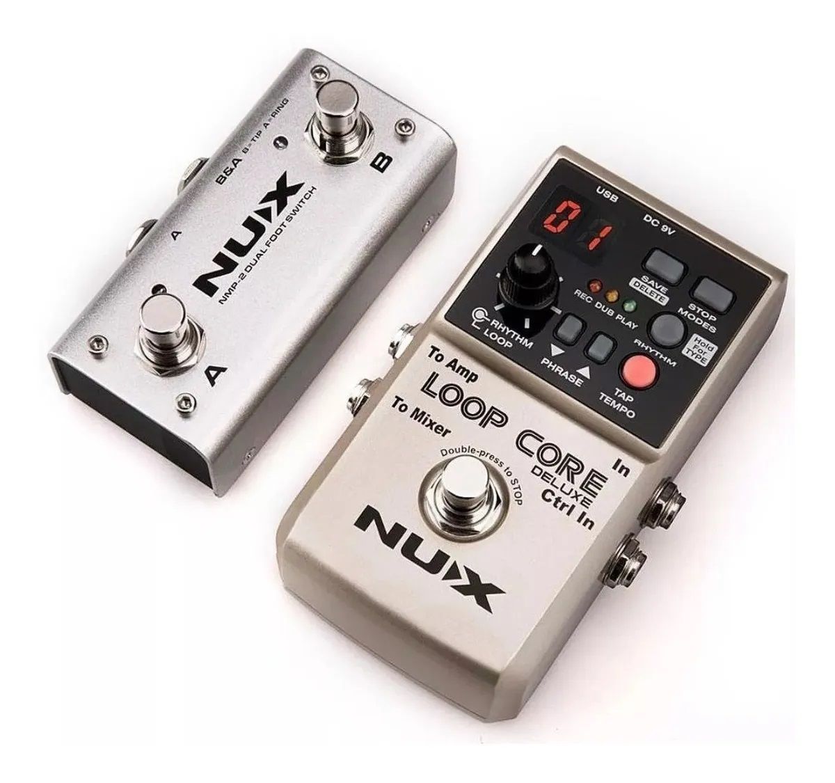 Pedal Nux Loop Core Deluxe Para Guitarra - Music Net Instrumentos