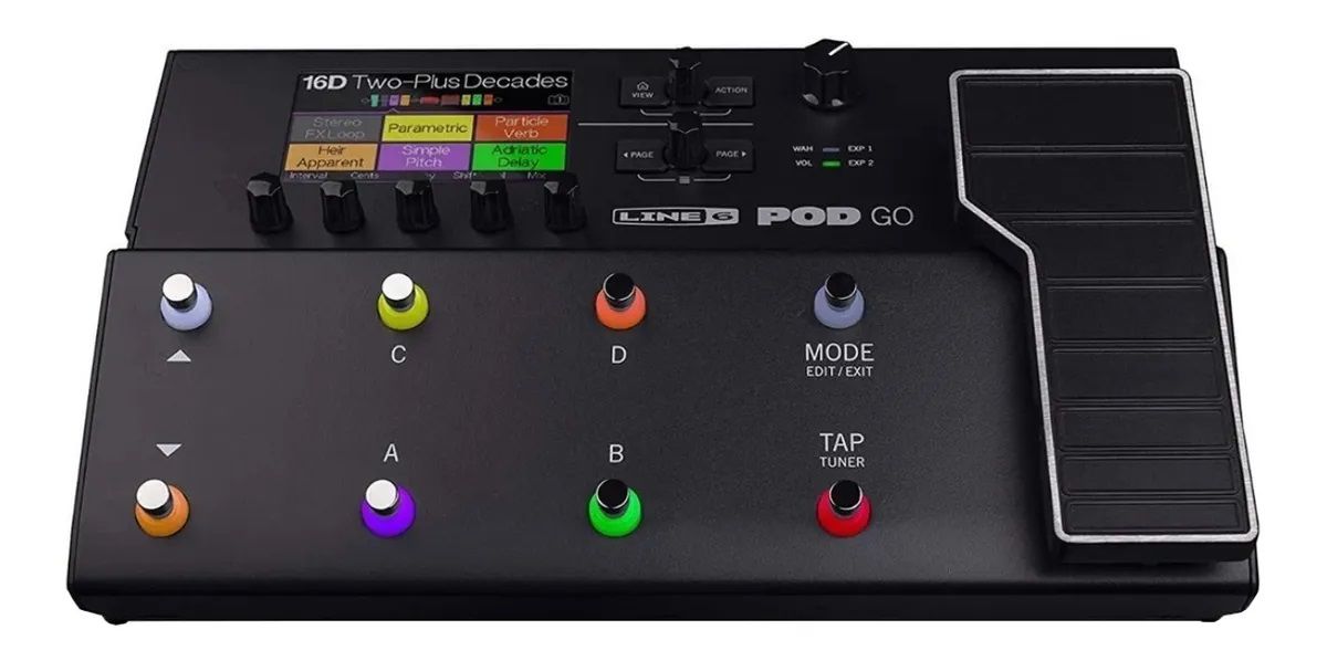 Pedaleira Line 6 Guitarra Pod Go - Music Net Instrumentos Musicais