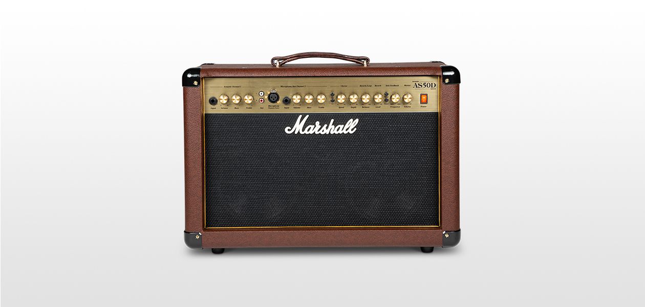 Amplificador Marshall Para Violão AS-50D 50w - Music Net