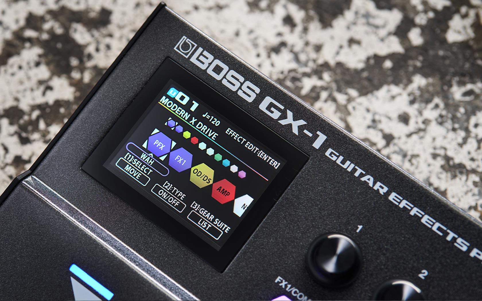 BOSS GX-1 ギターエフェクトプロセッサー Boss GX-1 Pedaleira Multi-Efeitos Preto | Instrumentos - Music Net