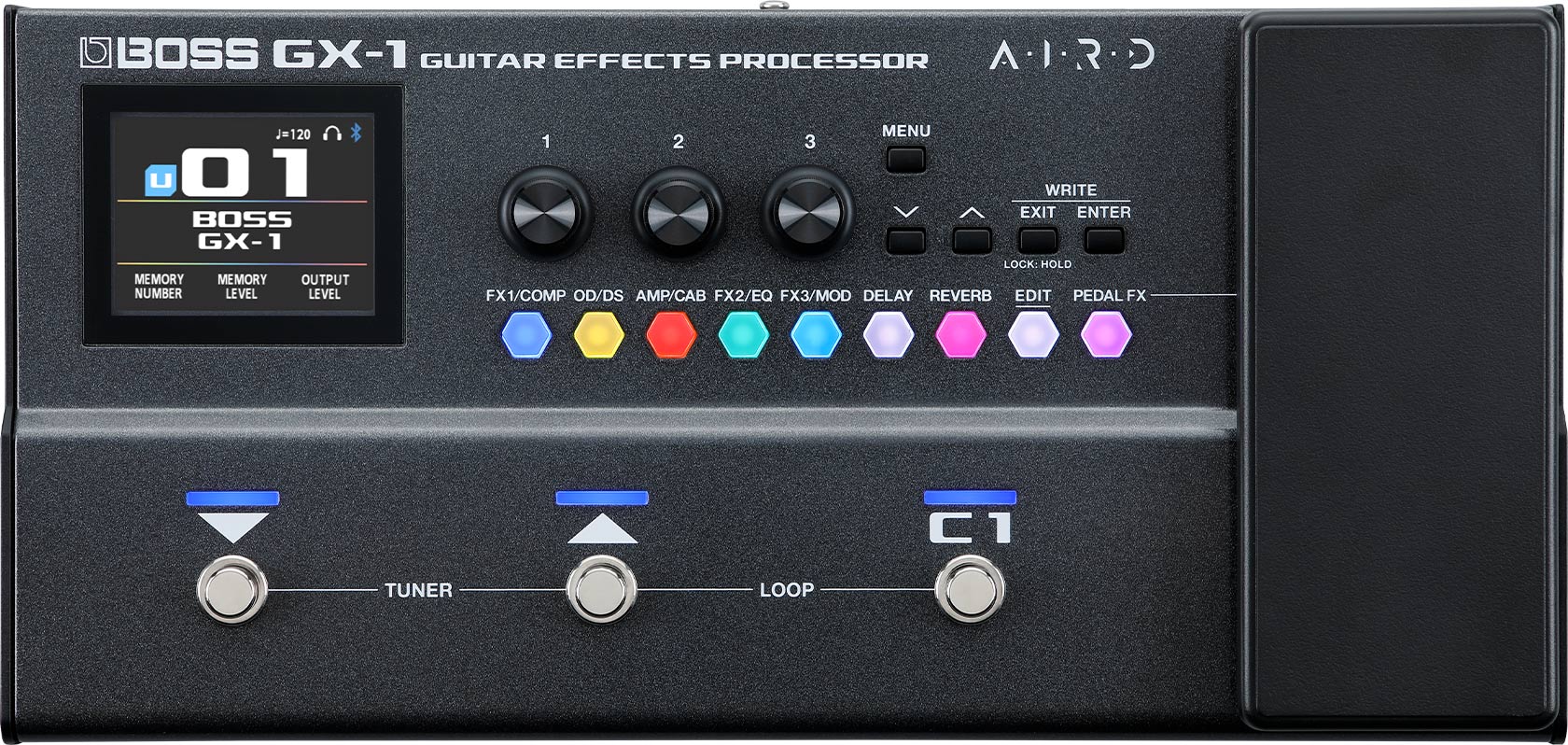Boss GX-1 Pedaleira Multi-Efeitos Preto | Instrumentos - Music Net