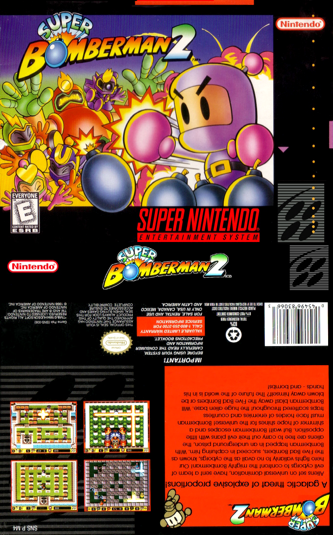 Jogo Super Bomberman 2 - Super Nintendo - Space Tech's Store