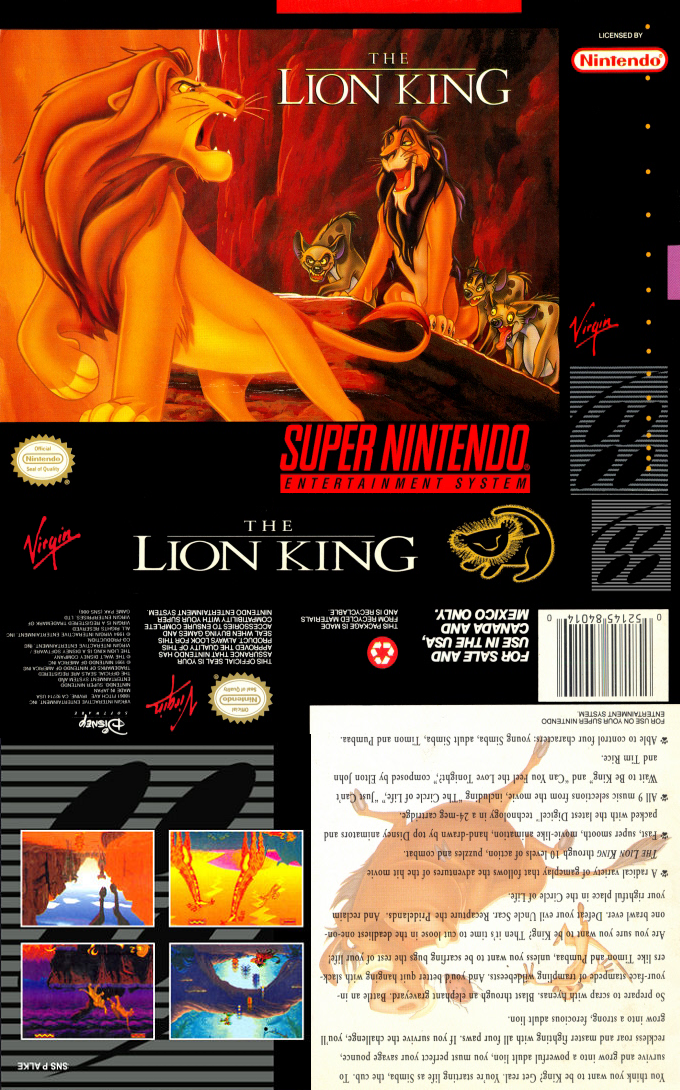 O Rei Leão - Fase 2 (Super Nintendo) 