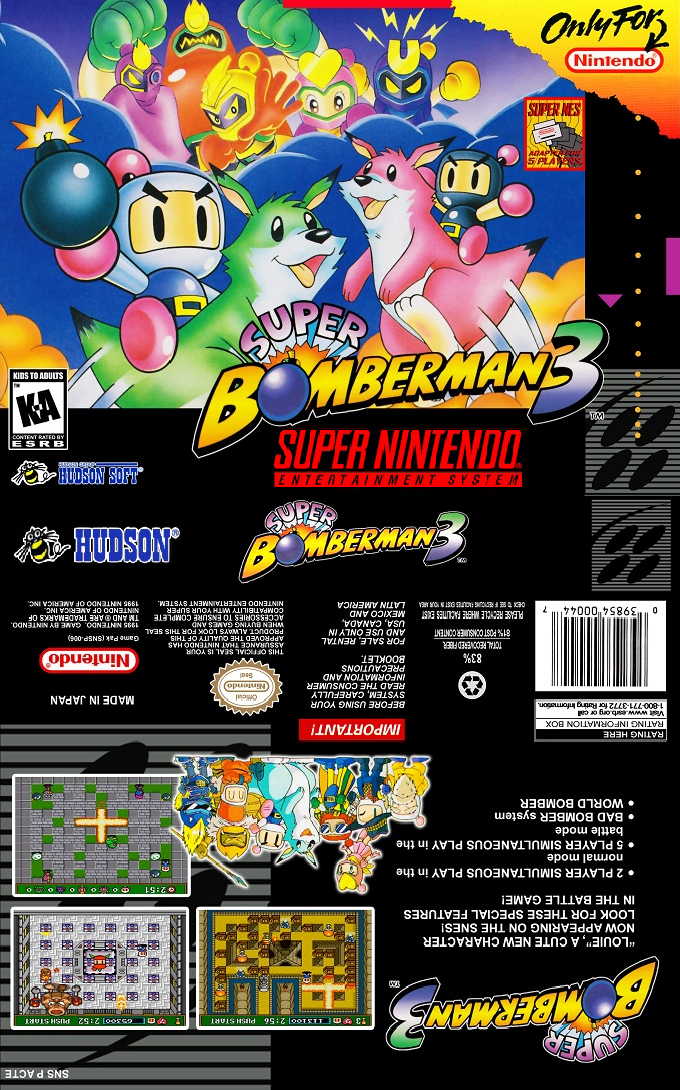 Super Bomberman SNES 4 players 