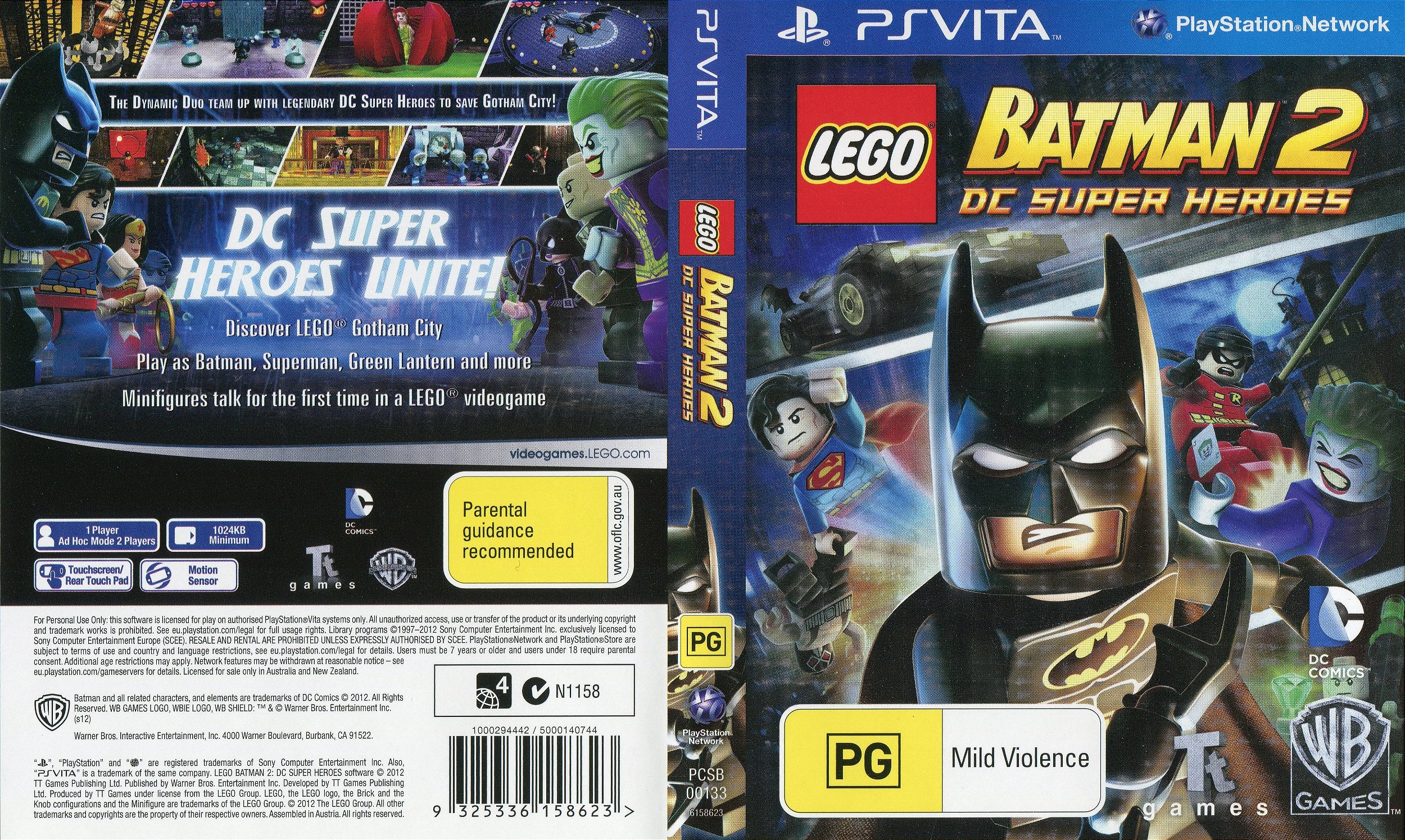 LEGO BATMAN 2: DC SUPER HEROES SEMINOVO – PS VITA