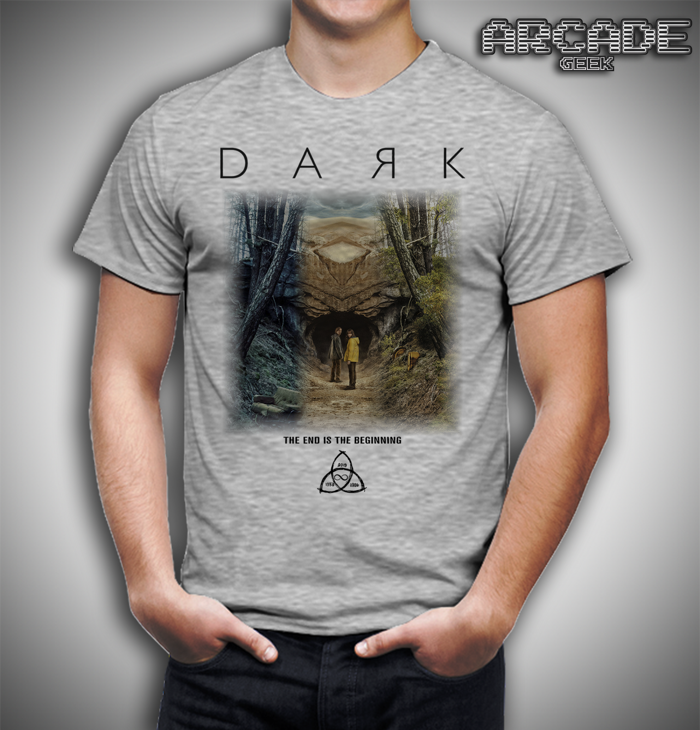Camiseta Dark caverna 084 ARCADE GEEK