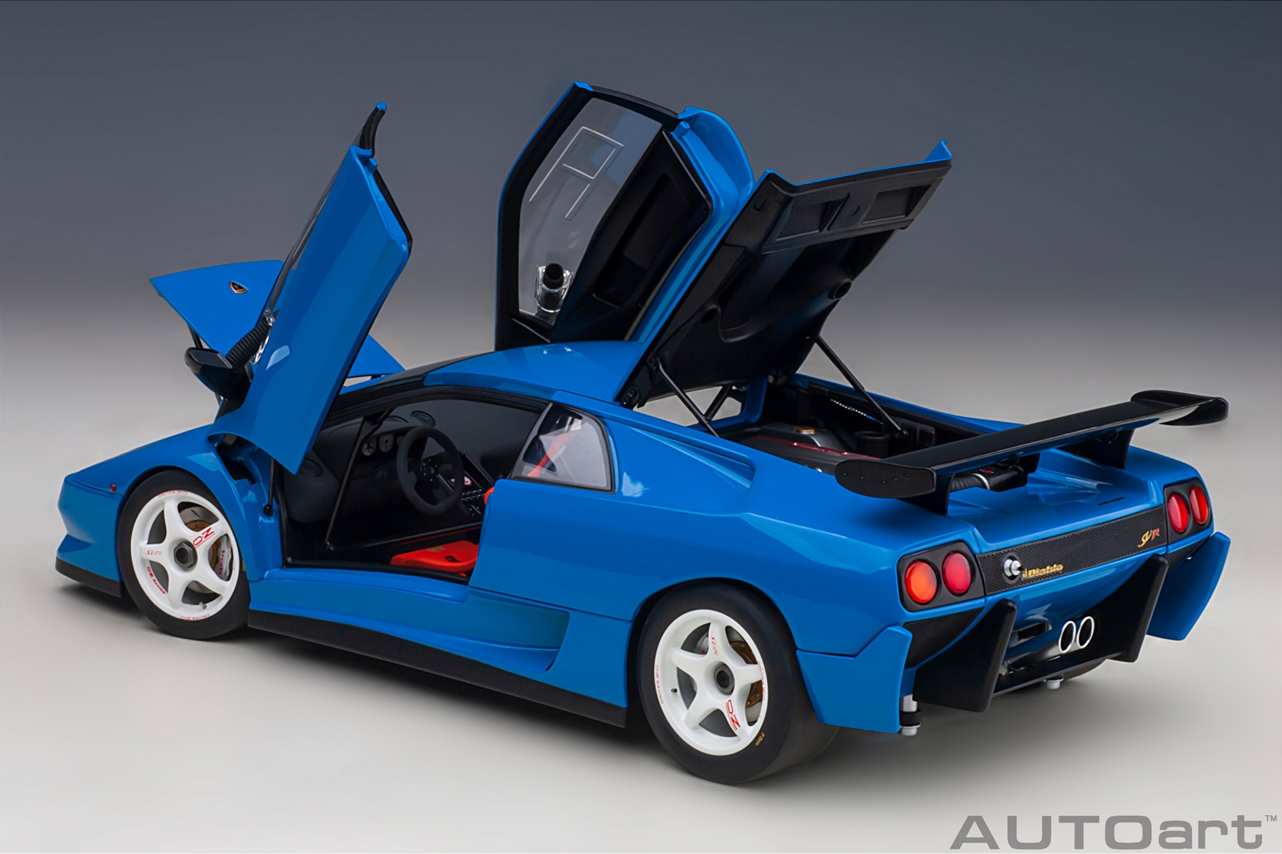 Lamborghini Diablo SV-R 1:18 Autoart Azul - 18 anos! Loja on