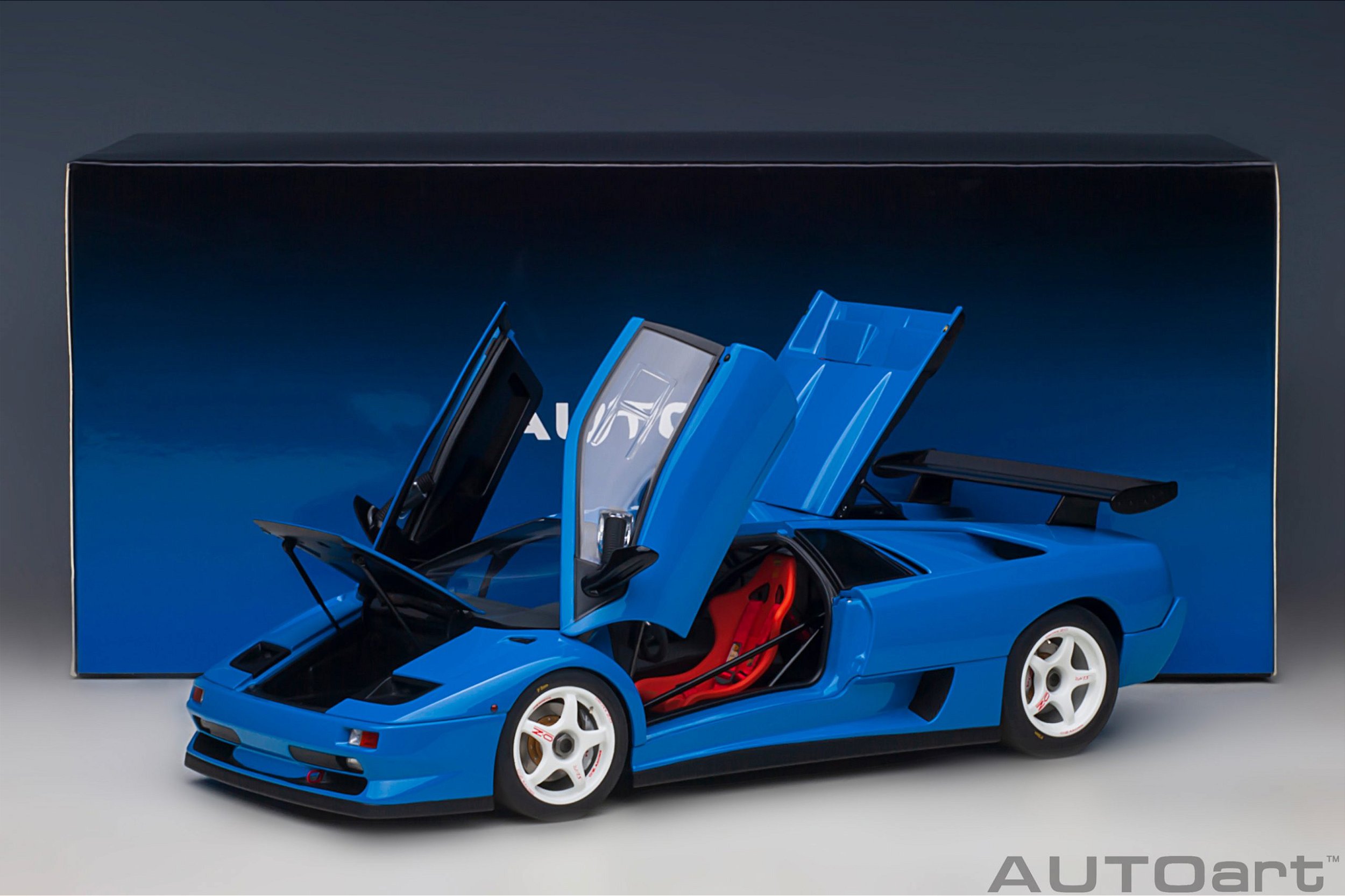 Lamborghini Diablo SV-R 1:18 Autoart Azul - 19 anos! Loja on-line