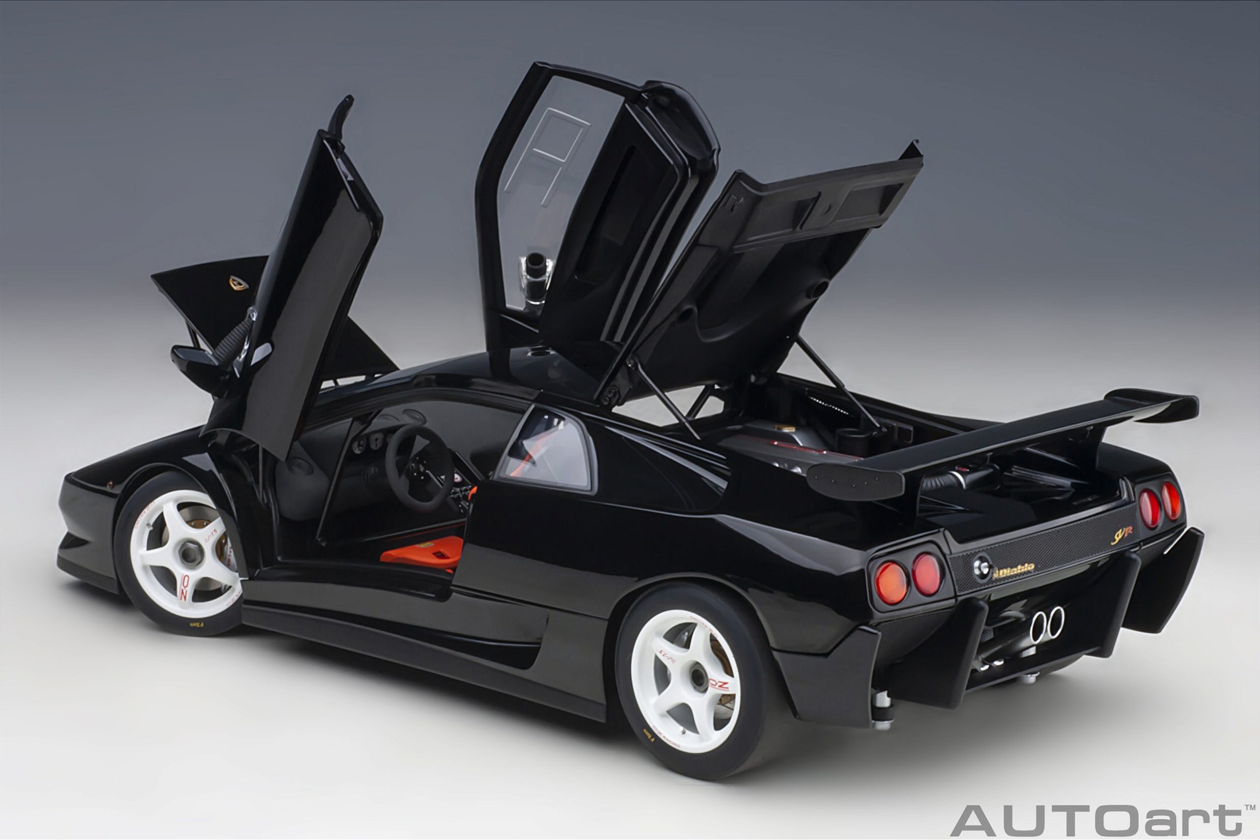 Lamborghini Diablo SV-R 1:18 Autoart Preto - 20 anos! Loja on-line