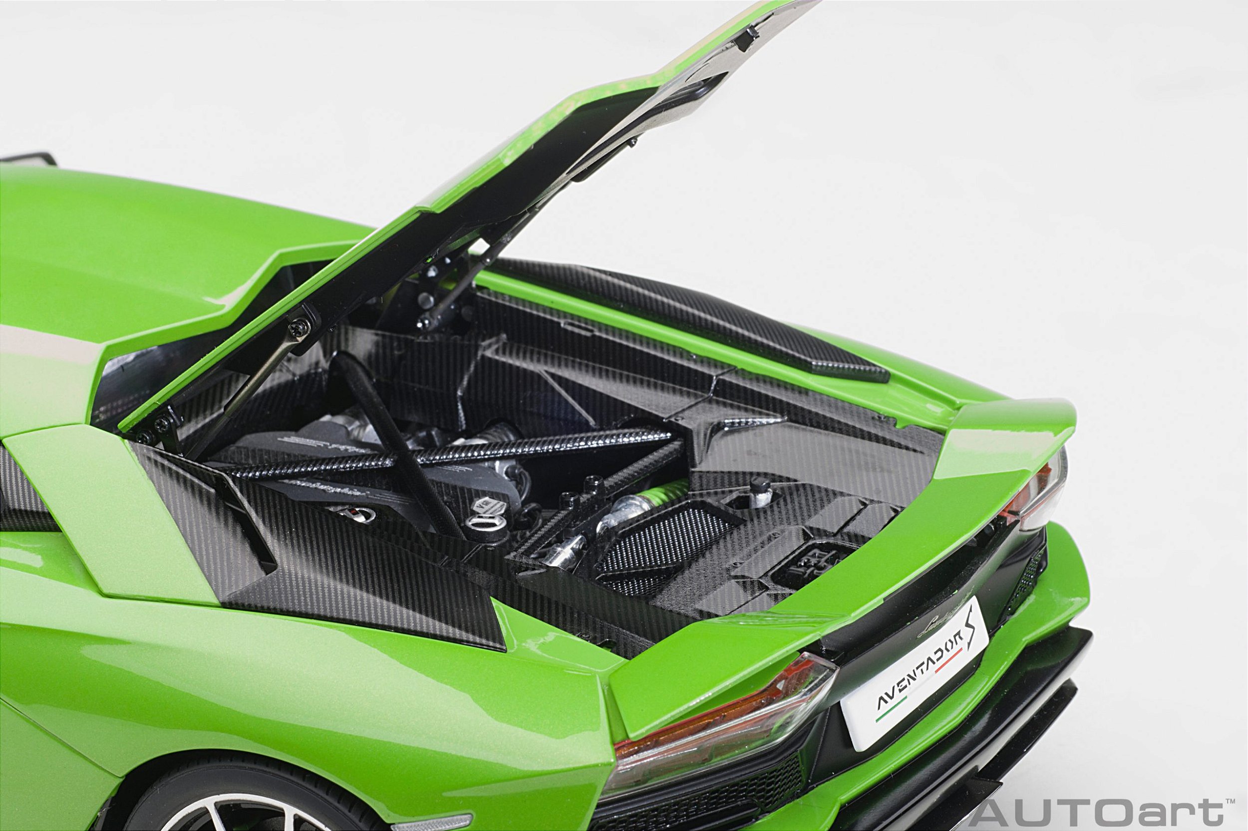 Lamborghini Aventador S 1:18 Autoart Verde - 20 anos! Loja on-line