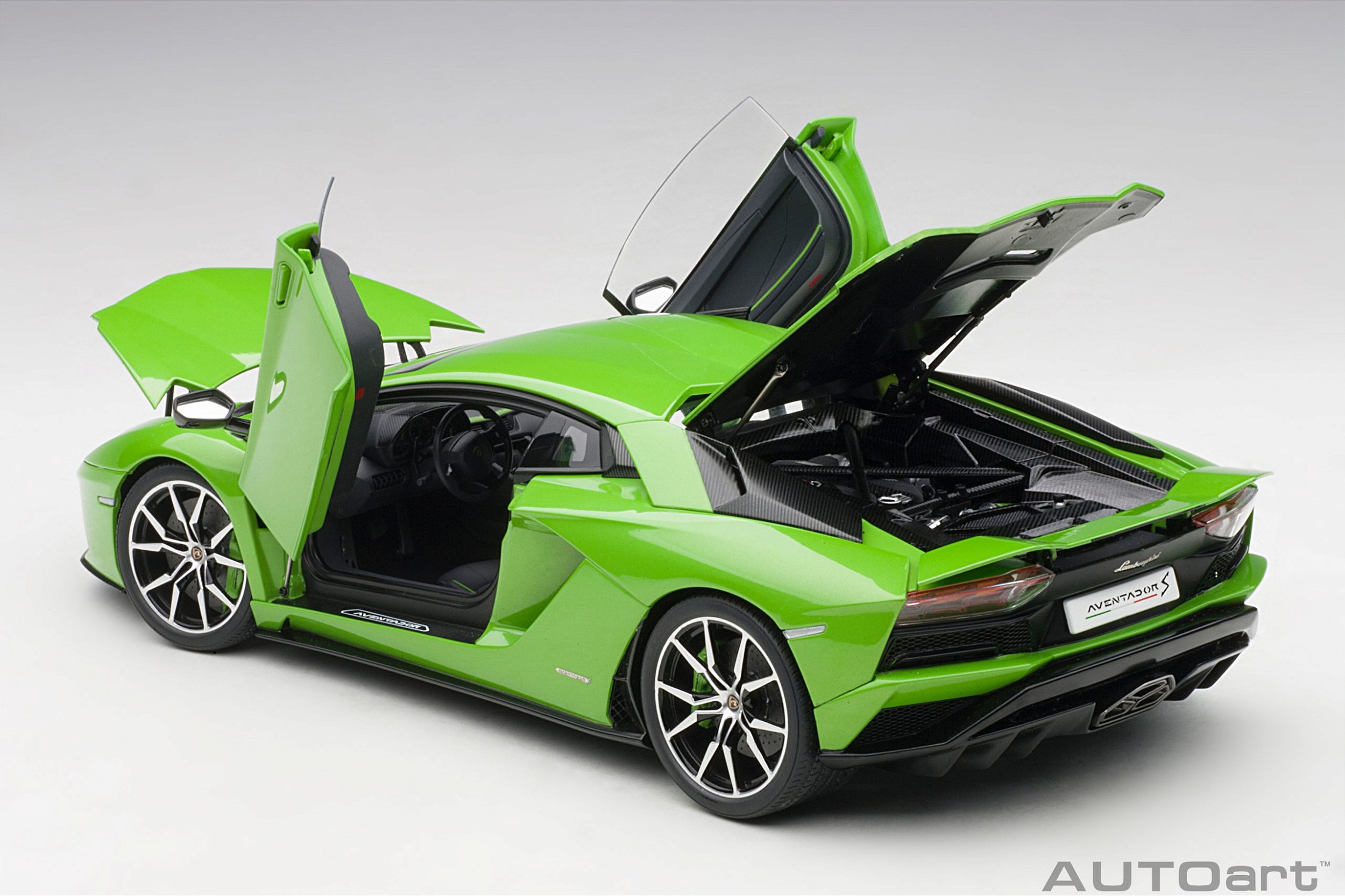 ミニカー Autoart 1/18 Lamborghini Aventador S Lamborghini Aventador S 1:18 Autoart Verde - 19 anos! Loja on-line