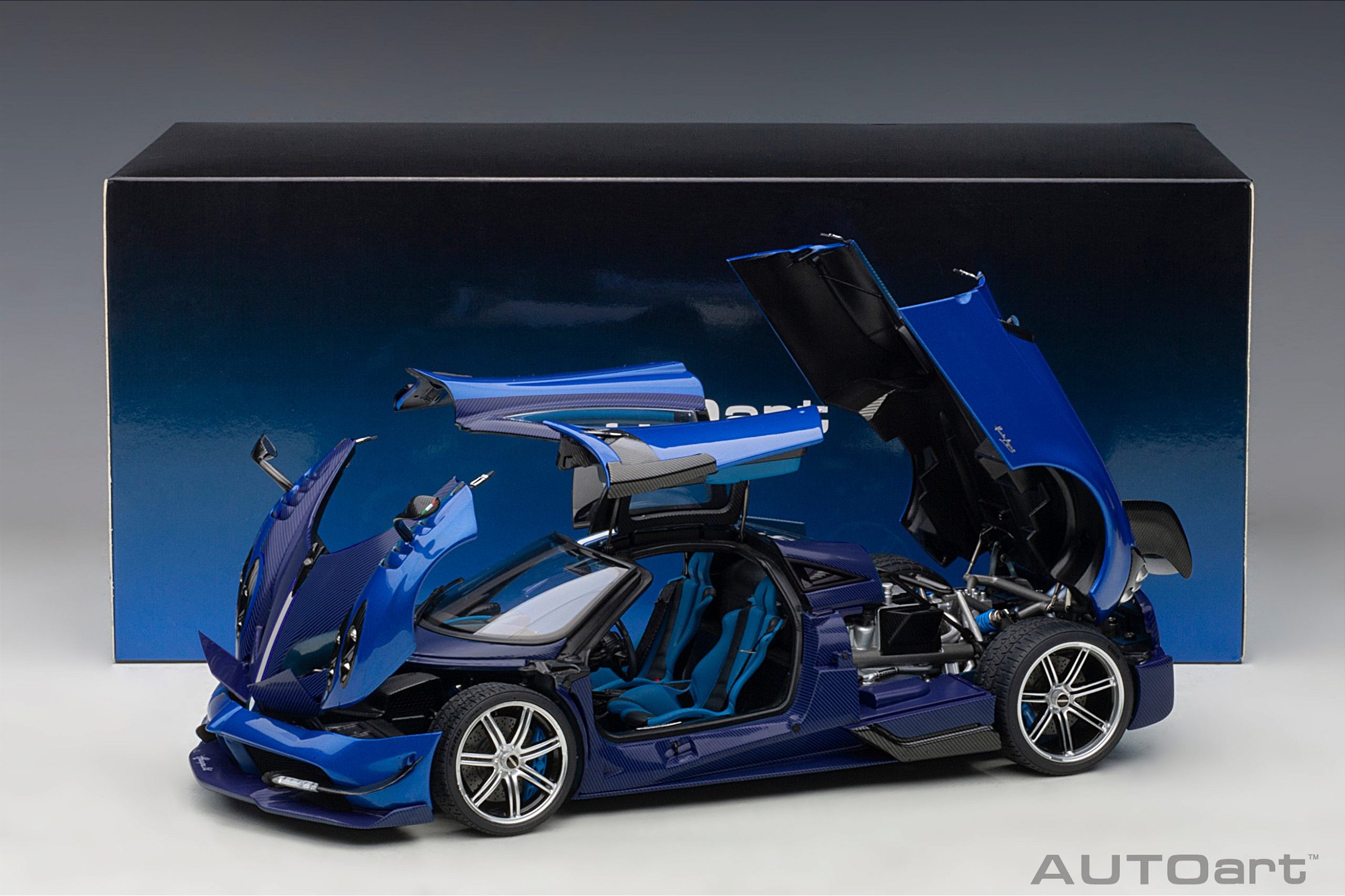 オートアート1/18 Pagani Huayra Pagani Huayra BC 1:18 Autoart Azul - 20 anos! Loja on-line de