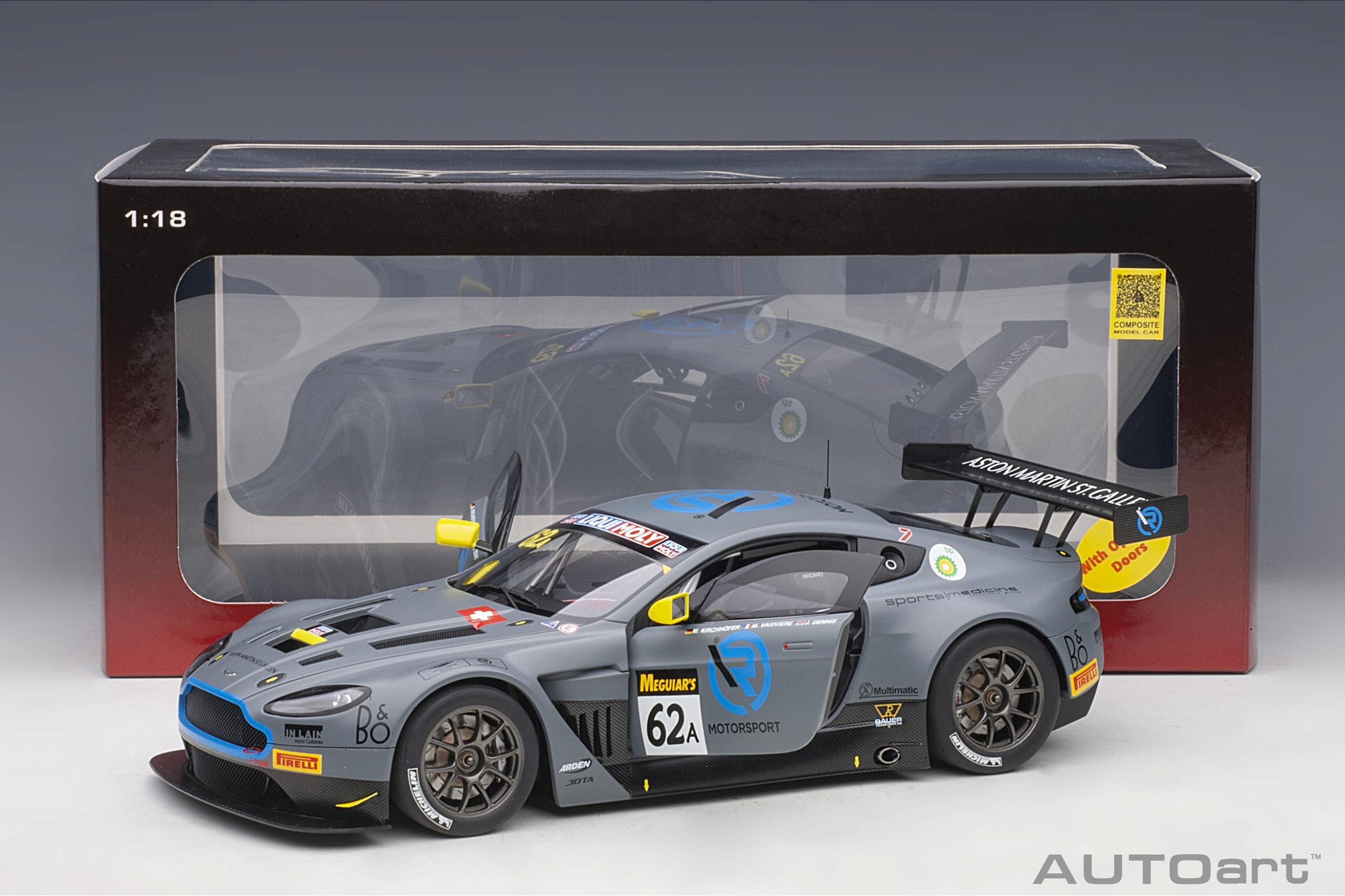 Aston Martin Vantage GTE Team R-Motorsport 12H Bathurst 2019 1:18