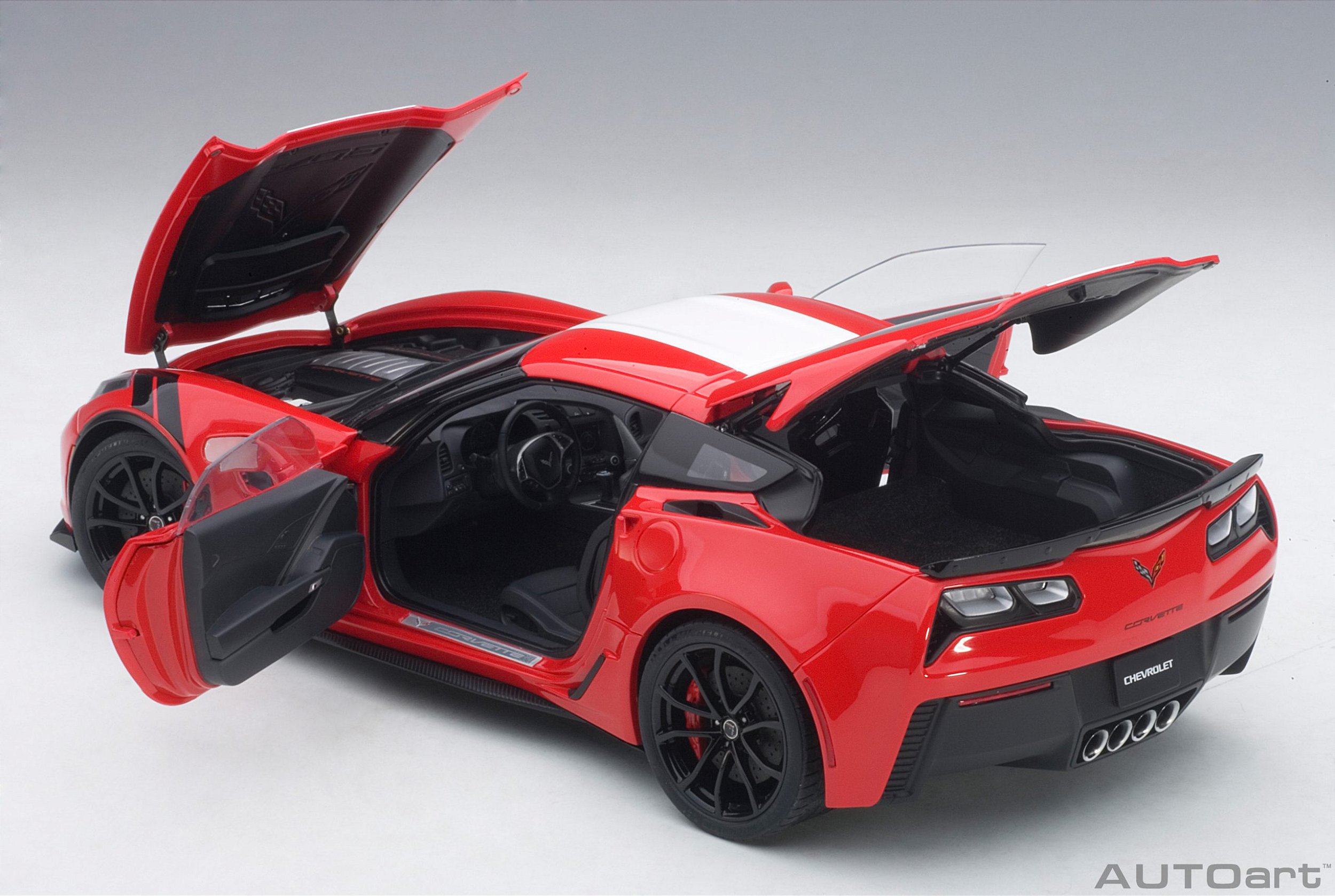 Chevrolet Corvette Grand Sport 1:18 Autoart Vermelho - 20 anos