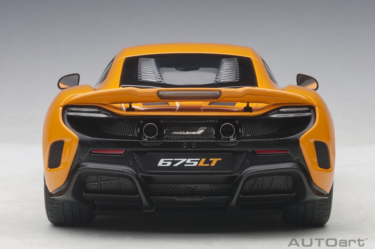 McLaren 675LT Autoart 1:18 Laranja - 20 anos! Loja on-line de