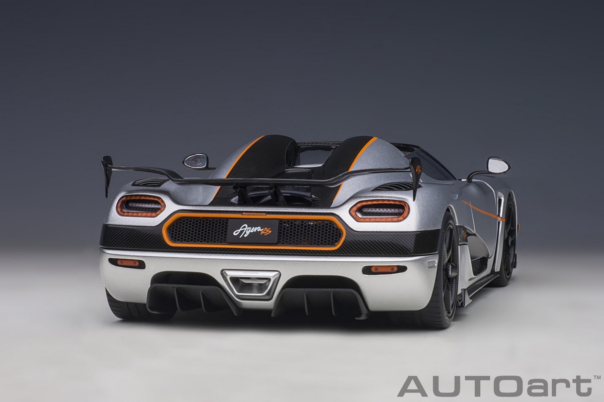 Koenigsegg Agera RS 1:18 Autoart Cinza - 20 anos! Loja on-line de