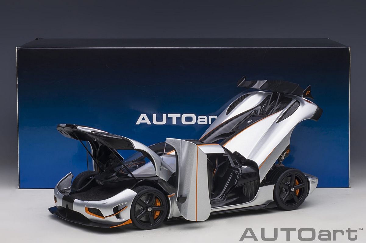 Koenigsegg Agera RS 1:18 Autoart Cinza - 19 anos! Loja on-line de