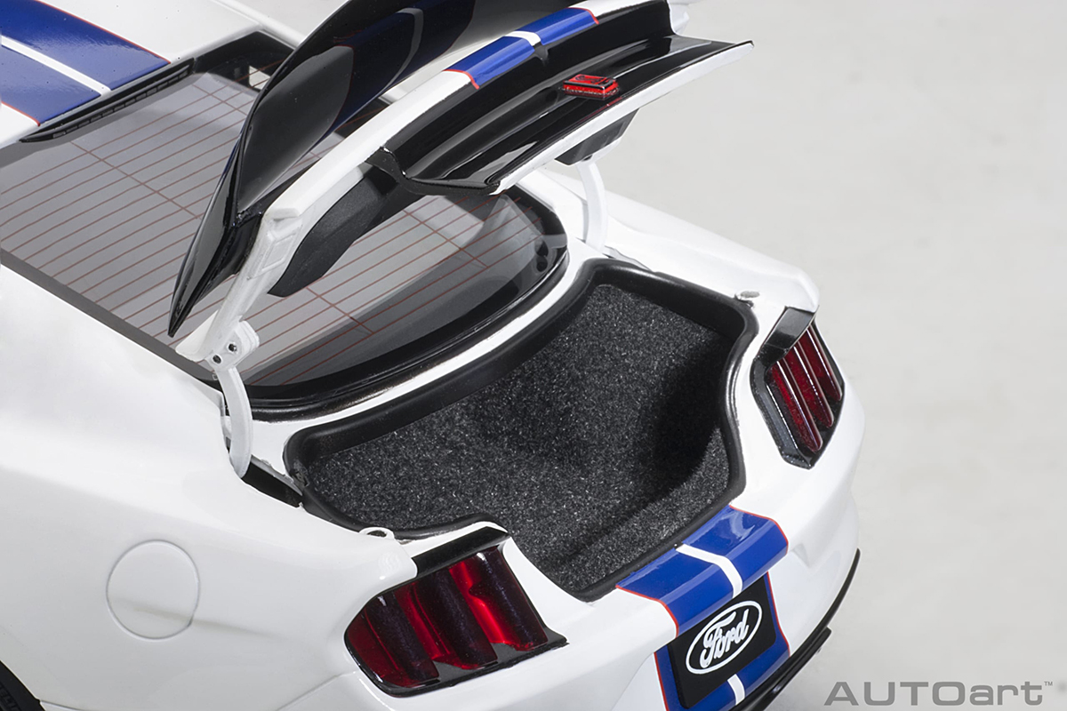 Ford Mustang Shelby GT350R 1:18 Autoart Branco - 20 anos! Loja on