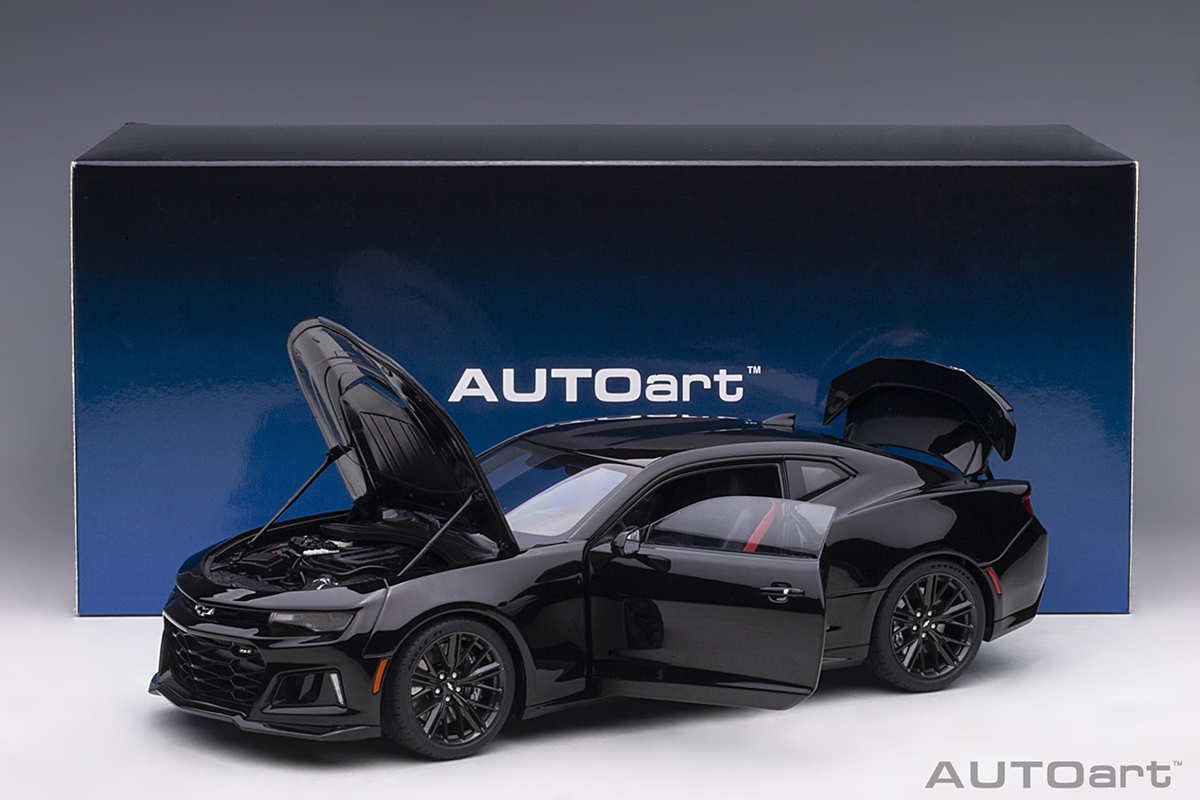 Chevrolet Camaro ZL1 2017 1:18 Autoart Preto - 19 anos! Loja on