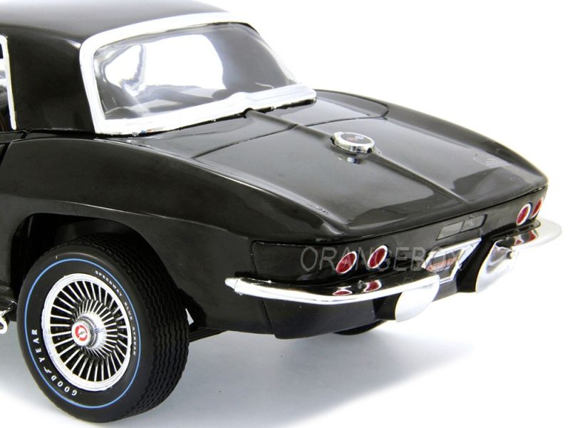 1:18 VOITURE MONDE 1963 CHEVROLET CORVETTE Z06 COUPE MCACN Blanc EUR