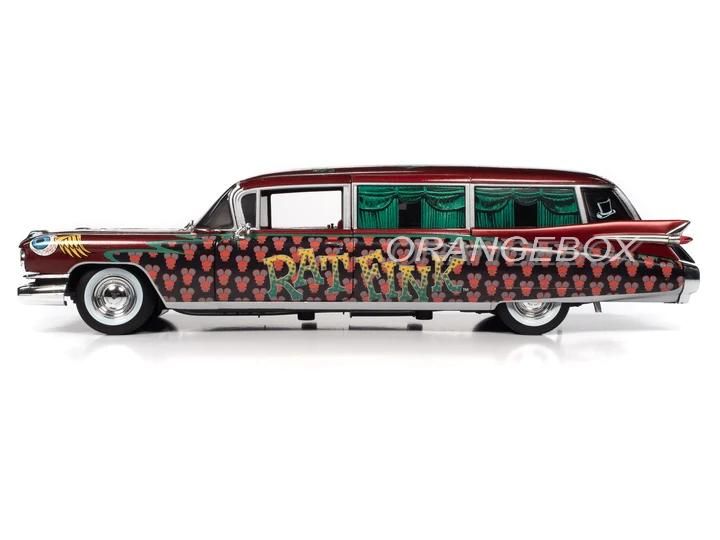 Cadillac Eldorado Hearse 1959 Rat Fink 1:18 Autoworld - 19