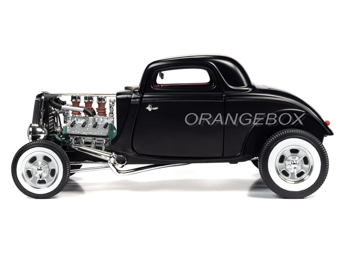 Ford 3 Janelas 1934 High Boy Hot Rod 1:18 Autoworld - 20 anos