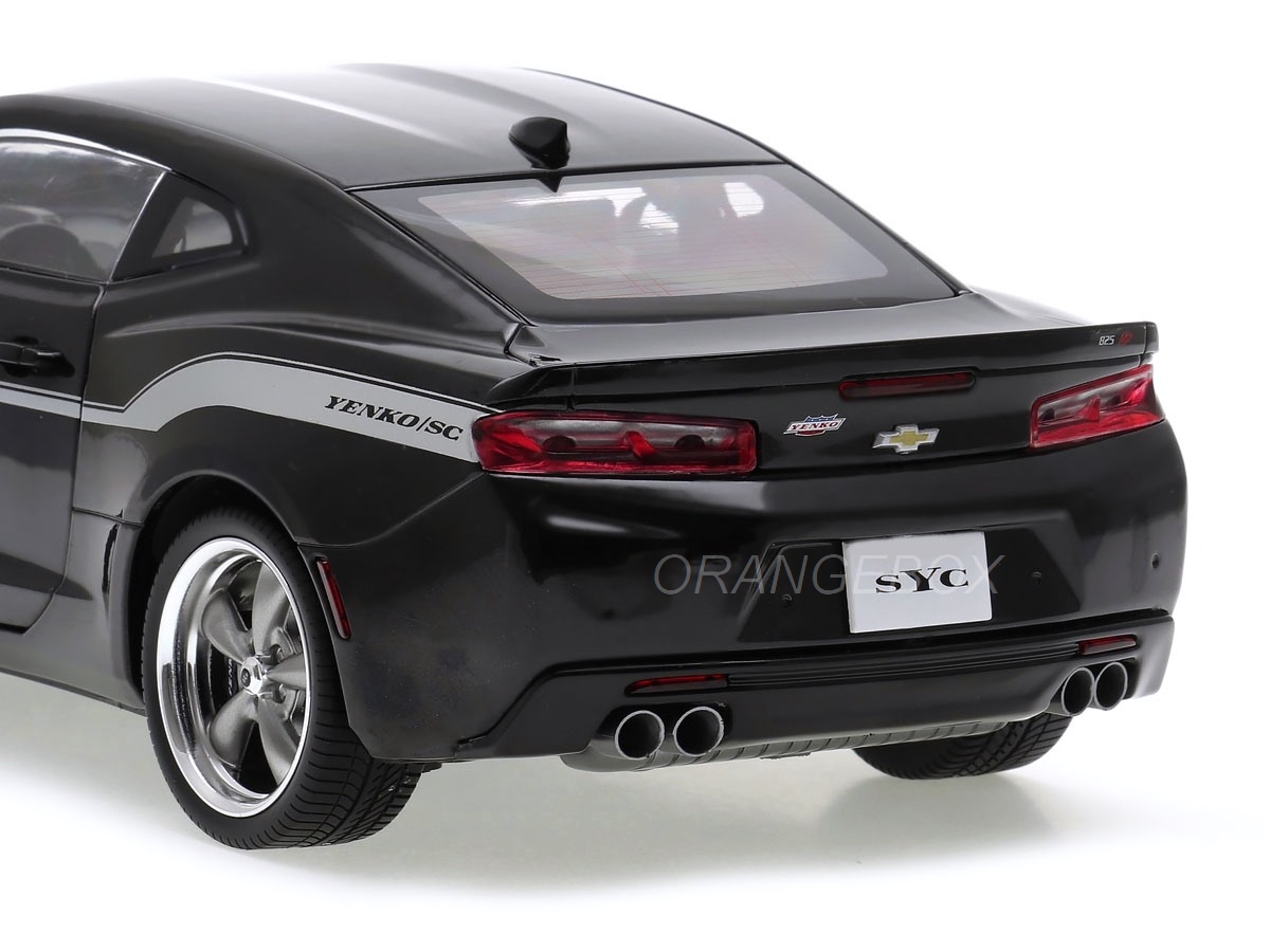 ミニカー Auto World 1/18 Yenko Chevy Camaro Chevrolet Camaro Yenko S/C 2018 1:18 Autoworld Preto - Ri Happy