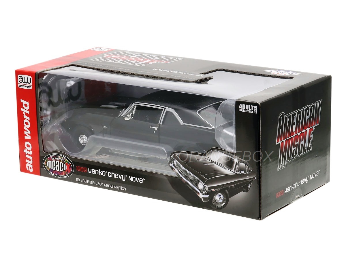Chevrolet Nova Yenko 1969 MCACN 1:18 Autoworld - 20 anos! Loja on