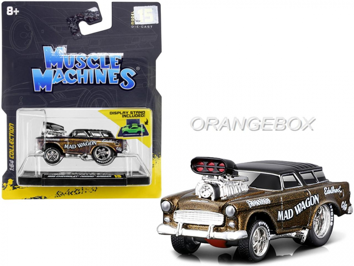 Chevrolet Nomad Gasser 1955 1:64 Maisto Muscle Machines - 20 anos
