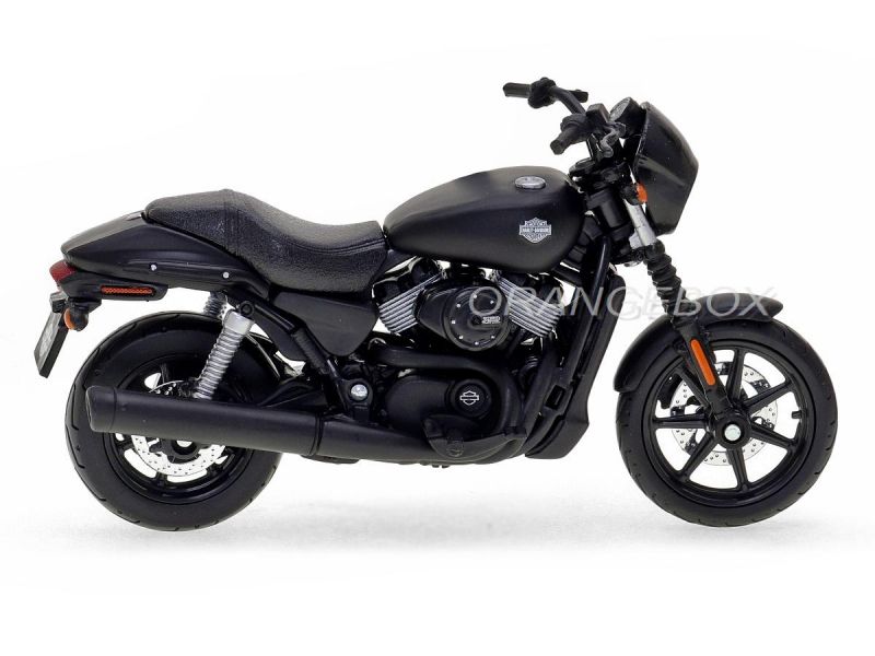 Modellino Moto Harley Davidson 2015 Street 750 Scala 1:18 Maisto Series 34 Nera - Foto 3