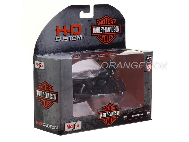 Modellino Moto Harley Davidson 2015 Street 750 Scala 1:18 Maisto Series 34 Nera - Foto 4