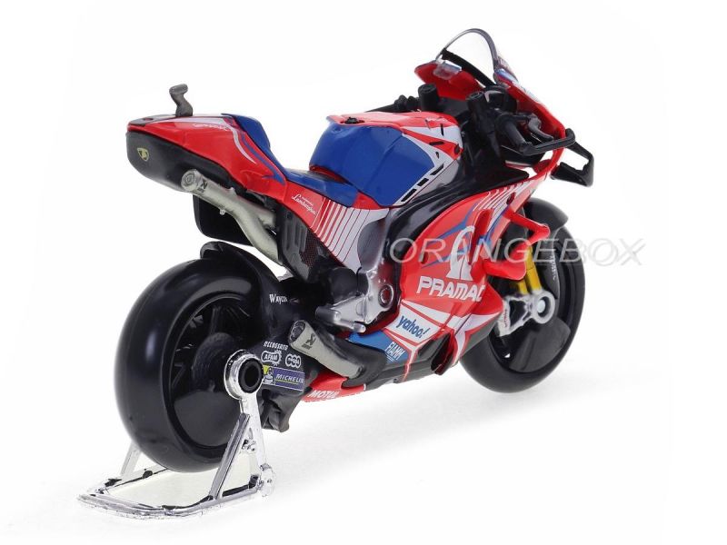 Maisto - 1:18 Moto GP Racing - Ducati Pramac #5 Johann Zarco - Neues FA 2022 - Miniaturmotorrad für Kinder - Maßstabsgetreue Reproduktion