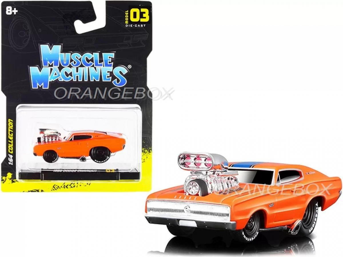 Dodge Charger 1966 1:64 Maisto Muscle Machines - 20 anos! Loja on