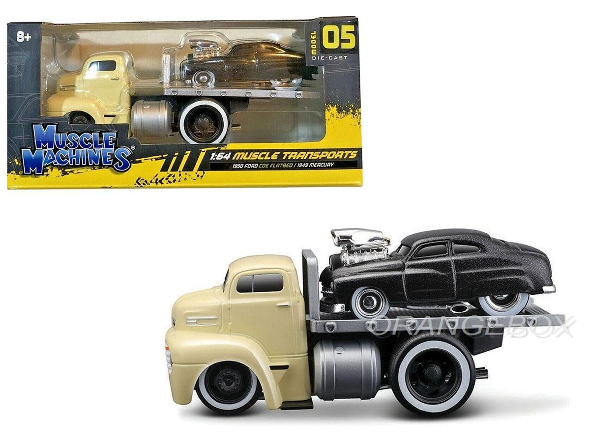 1950 FORD COE FLATBED & 1966 FORD GT40 MK II #61 1/64 BY MUSCLE - Foto 4