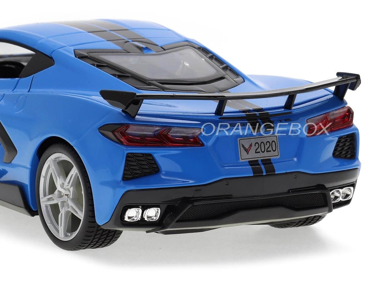 Chevrolet Corvette Stingray C8 Coupe 2020 1:18 Maisto Azul - 20