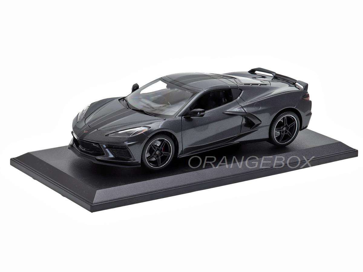 Chevrolet Corvette Stingray Coupe 2020 1:18 Maisto Cinza - 19 anos